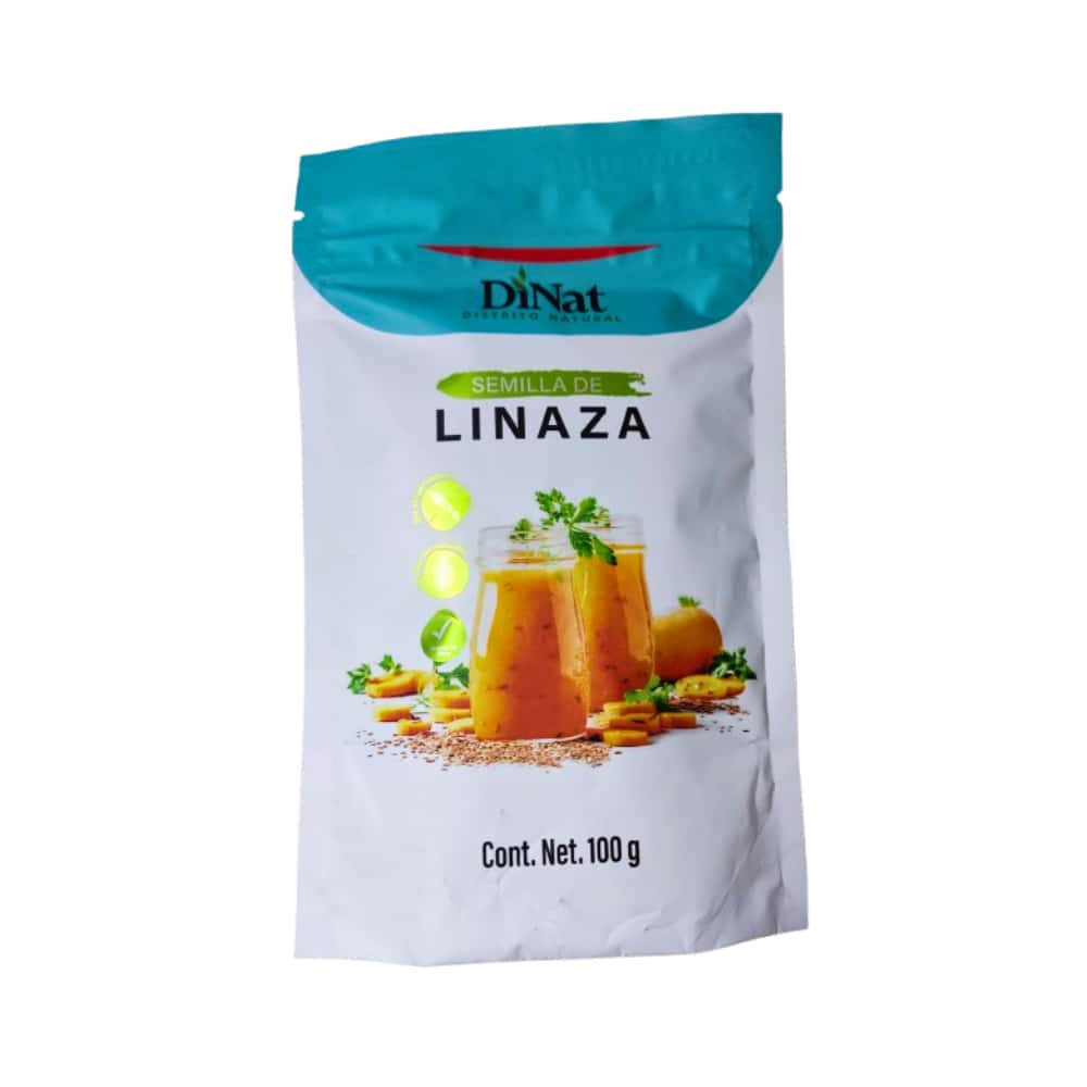 Semillas de linaza DiNat (100 g / 3.95 oz) - Miniatura 1