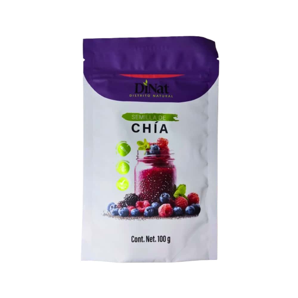 Semillas de chía DiNat (100 g / 3.95 oz) - Miniatura 1
