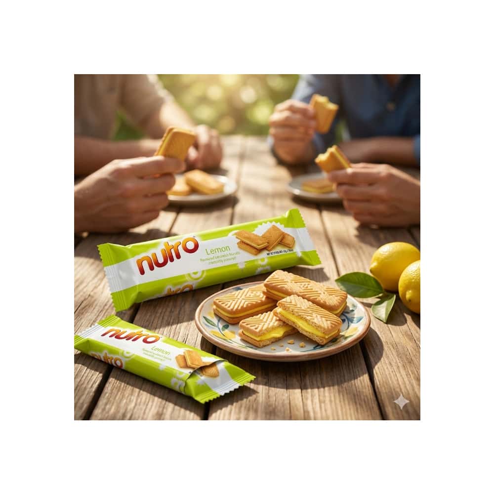 Galletas sándwich con crema sabor limón Nutro (45 g / 1.58 oz) - Miniatura 5