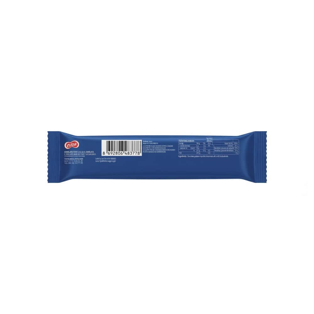 Barra de turrón de caramelo cubierta con chocolate Plus Eviza (50 g / 1.76 oz) - Miniatura 2