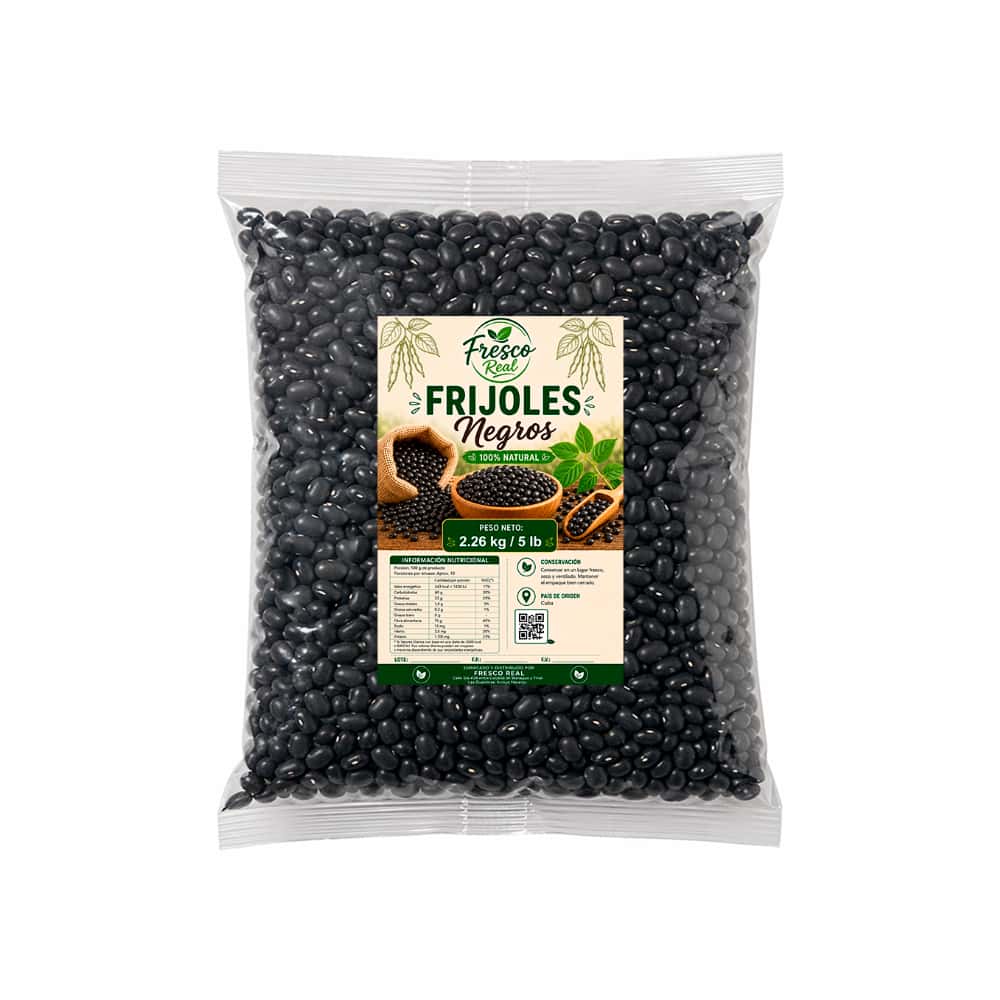 Frijoles negros Fresco Real (2.26 kg / 5 lb) - Miniatura 1