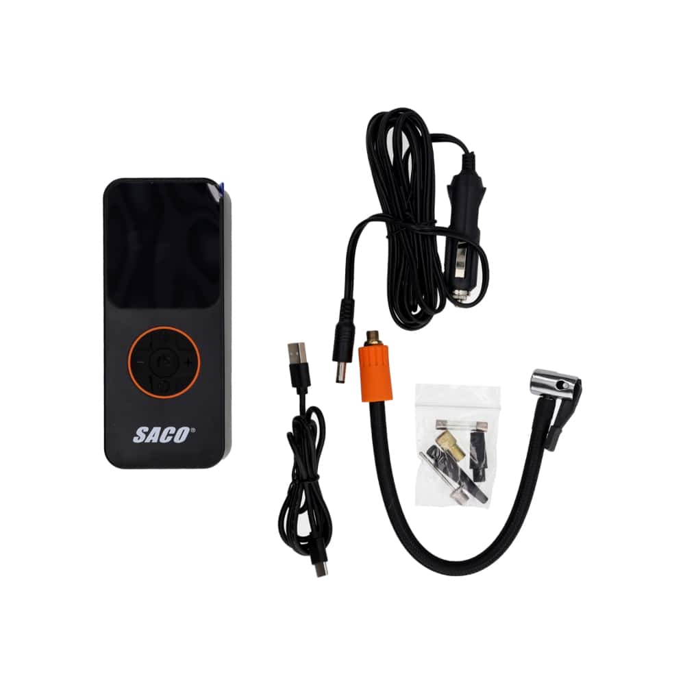 Inflador compresor de aire digital de 12 V Saco FR-34167 - Miniatura 3