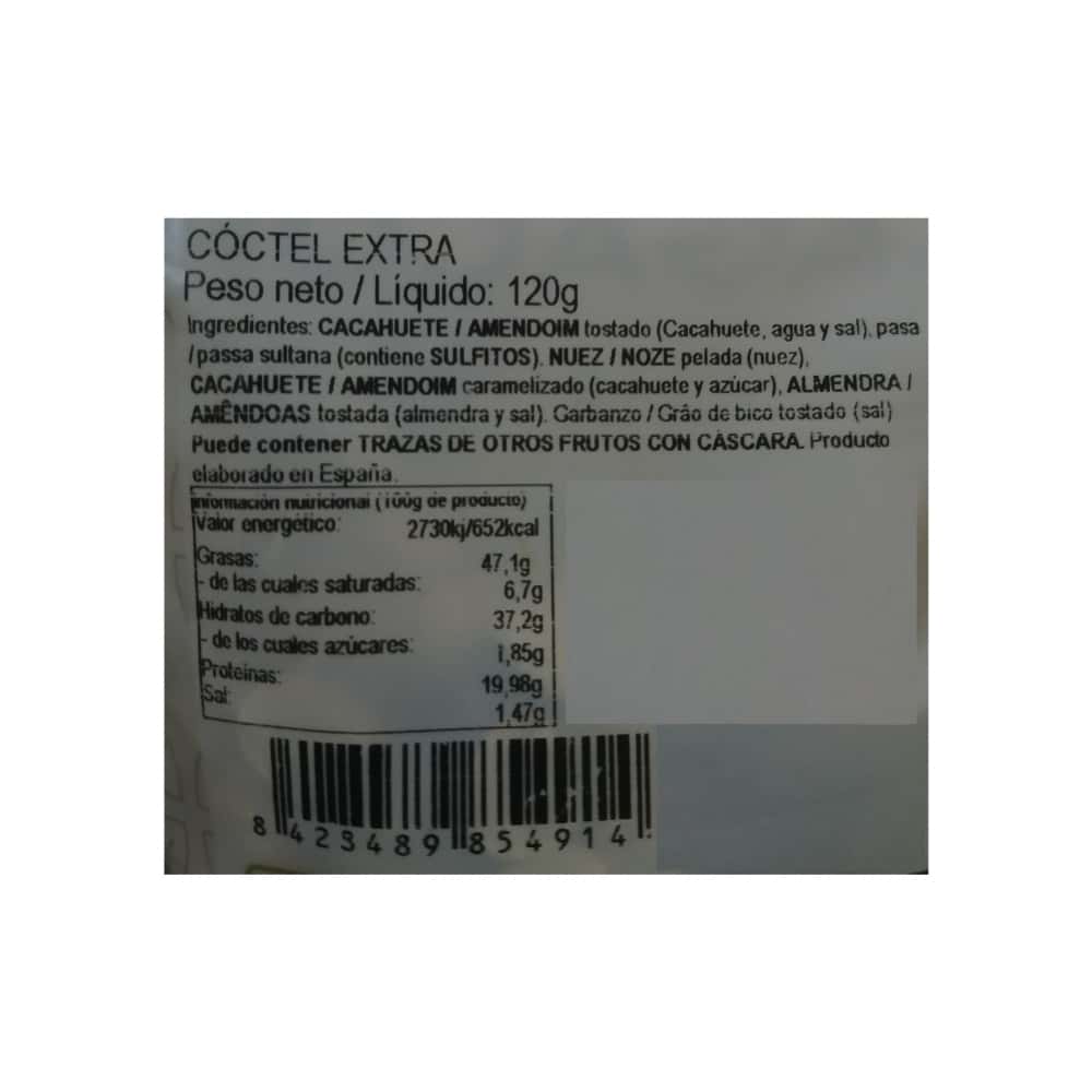 Frutos secos cóctel mixto Sagacor (120 g / 4.23 oz) - Miniatura 3