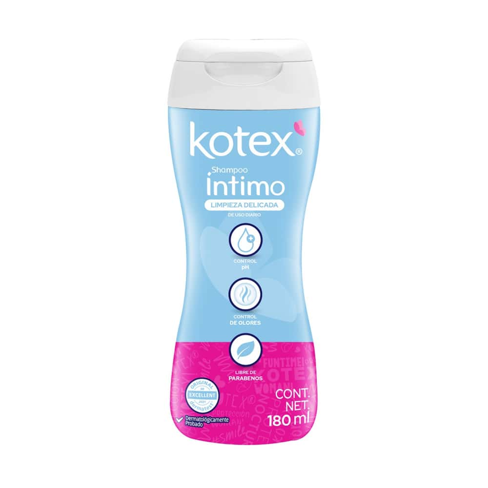 Champú íntimo limpieza delicada Kotex (180 ml) - Miniatura 1