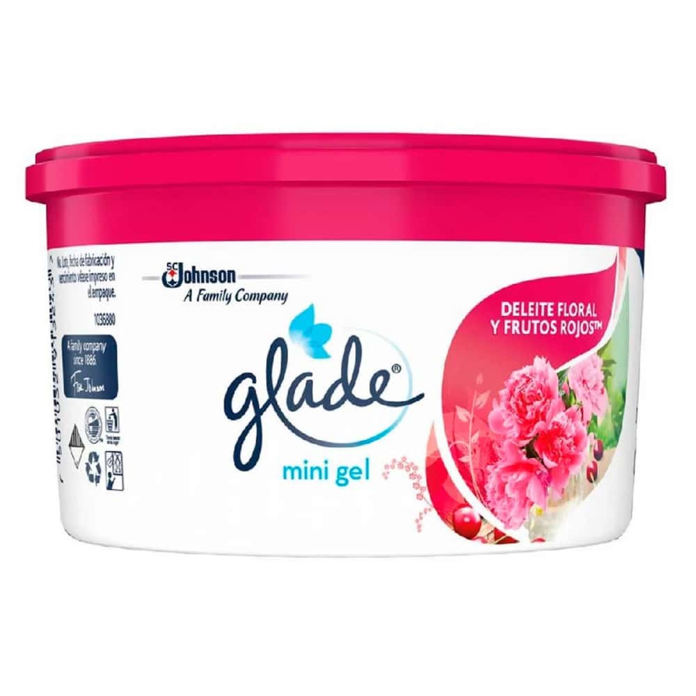 Aromatizante de ambiente mini gel fragancia deleite floral y frutos rojos Glade (70 g / 2.47 oz) - Miniatura 1