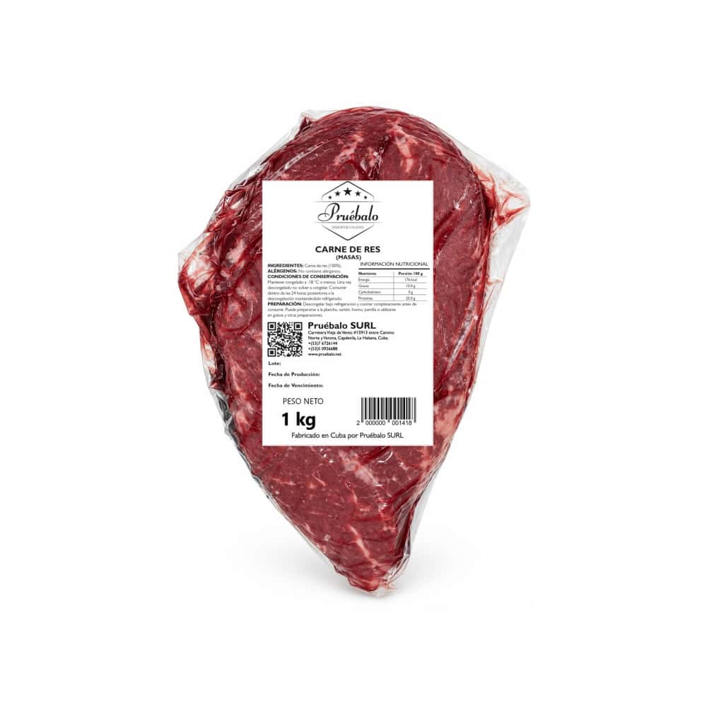 Masas de res Pruébalo (1 kg / 2.2 lb) - Miniatura 1