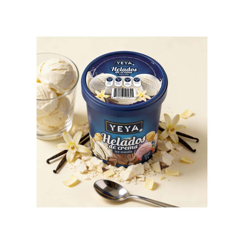 Helado de crema sabor a vainilla (1 L) - Miniatura 4