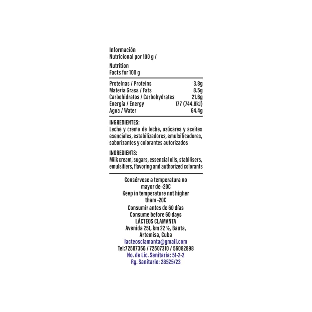 Helado Premium de naranja piña Gustó (1 L) - Miniatura 3