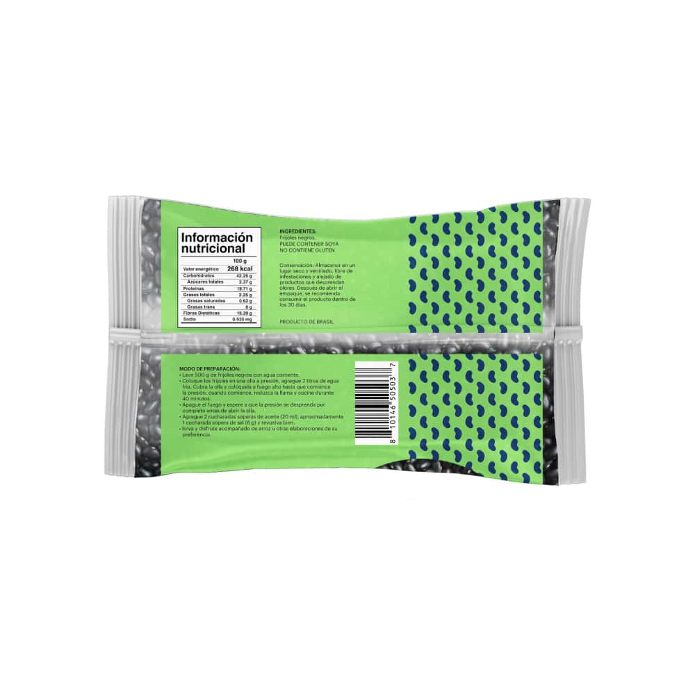 Frijoles negros Super Yu (1 kg / 2.2 lb) - Miniatura 2