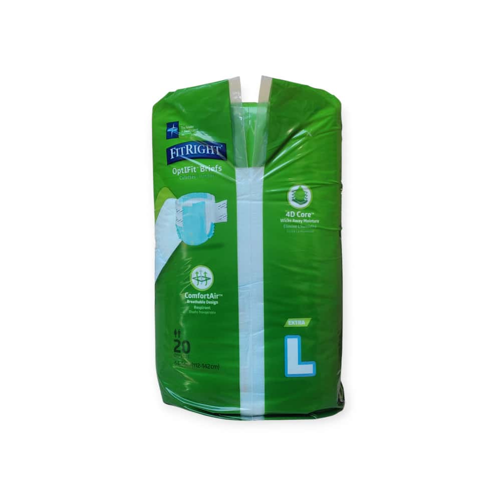 Culeros desechables para adultos talla L Fit Right (20 U) - Miniatura 4