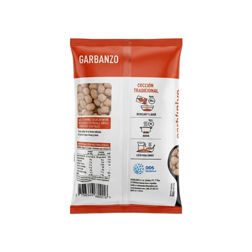 Garbanzos Desdelsur (3 x 500 g / 1.1 lb) - Miniatura 2
