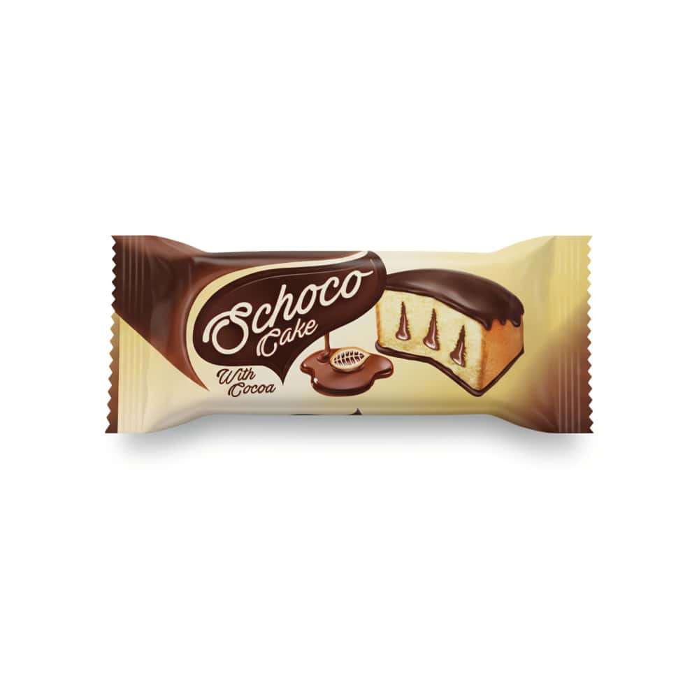 Pastelito relleno de chocolate con cobertura de chocolate Schoco (45 g / 1.6 oz) - Miniatura 1