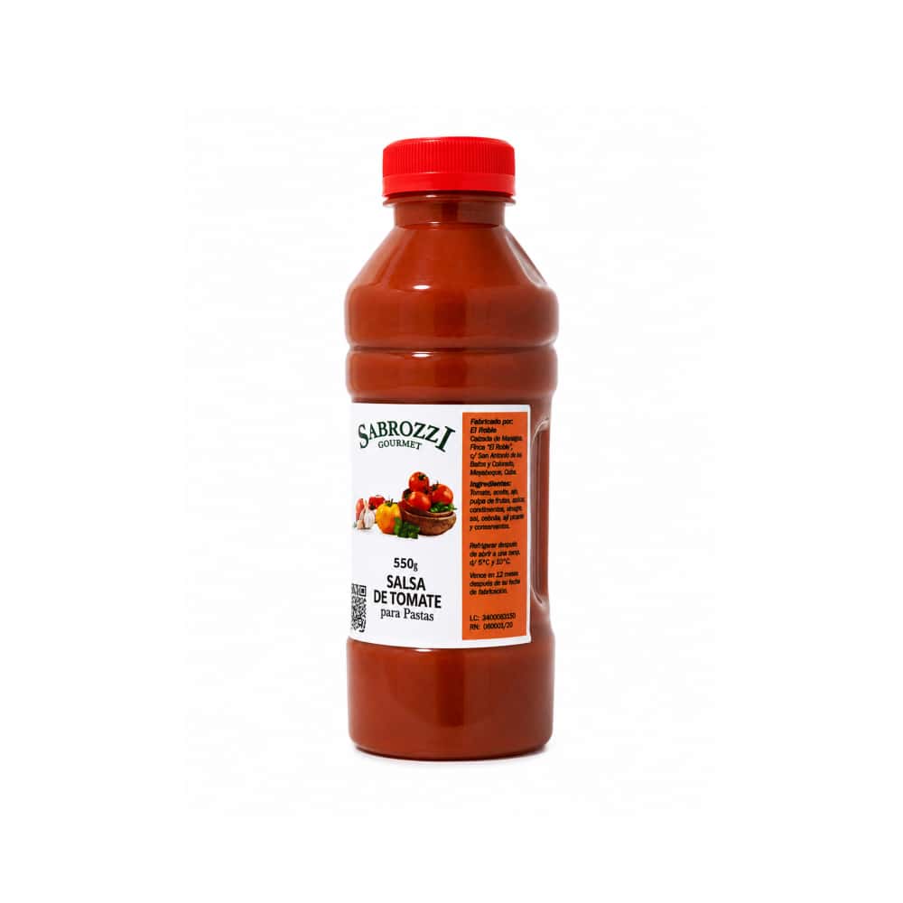 Salsa de tomate para pastas Sabrozzi (550 g / 1.21 lb) - Miniatura 2