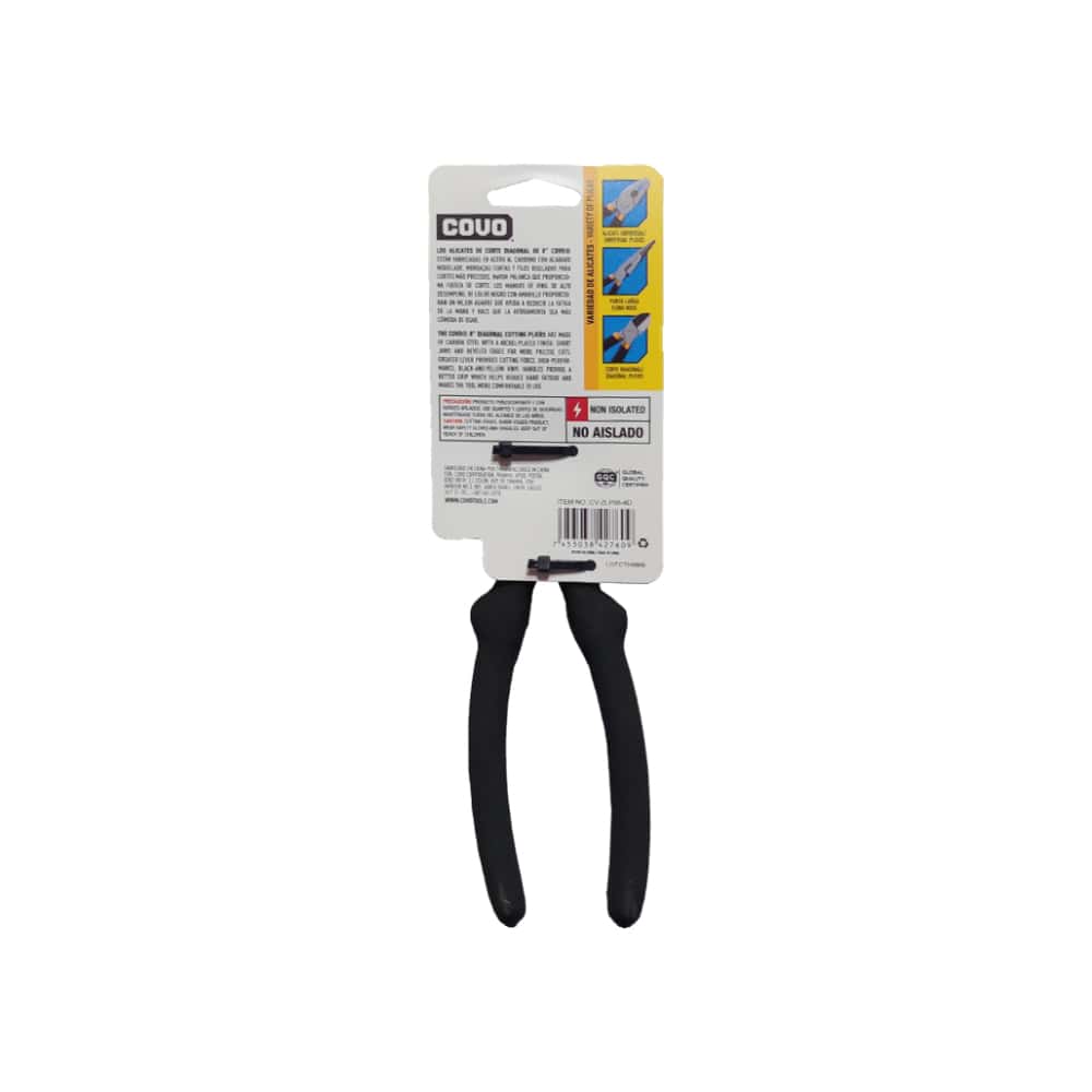 Alicate pinza tenaza garra corte diagonal 8'' Covo - Miniatura 5