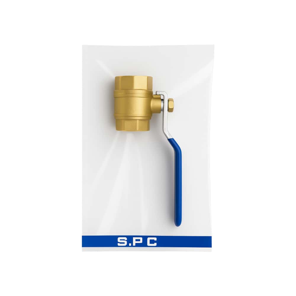 LLave de jardín de zink con mango azul de 1/2" S.P.C - Miniatura 3