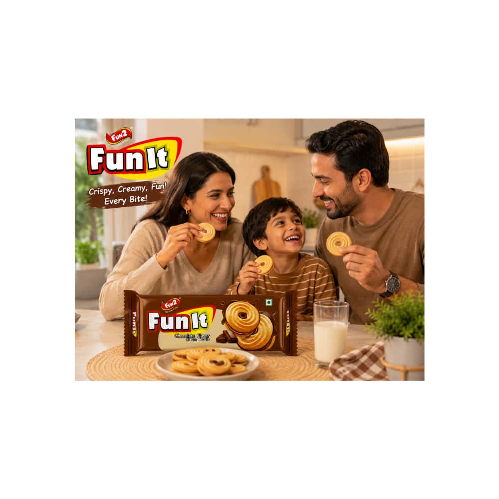 Galleta de crema con sabor a chocolate Fun2 (12 x 36 g / 1.27 oz) - Miniatura 5