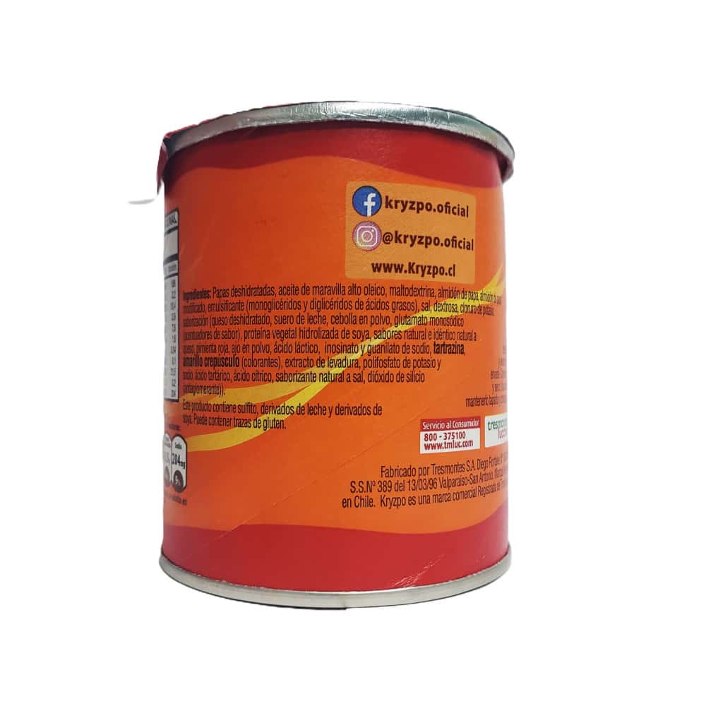 Papas sabor queso Kryzpo (37 g / 1.3 oz) - Miniatura 6