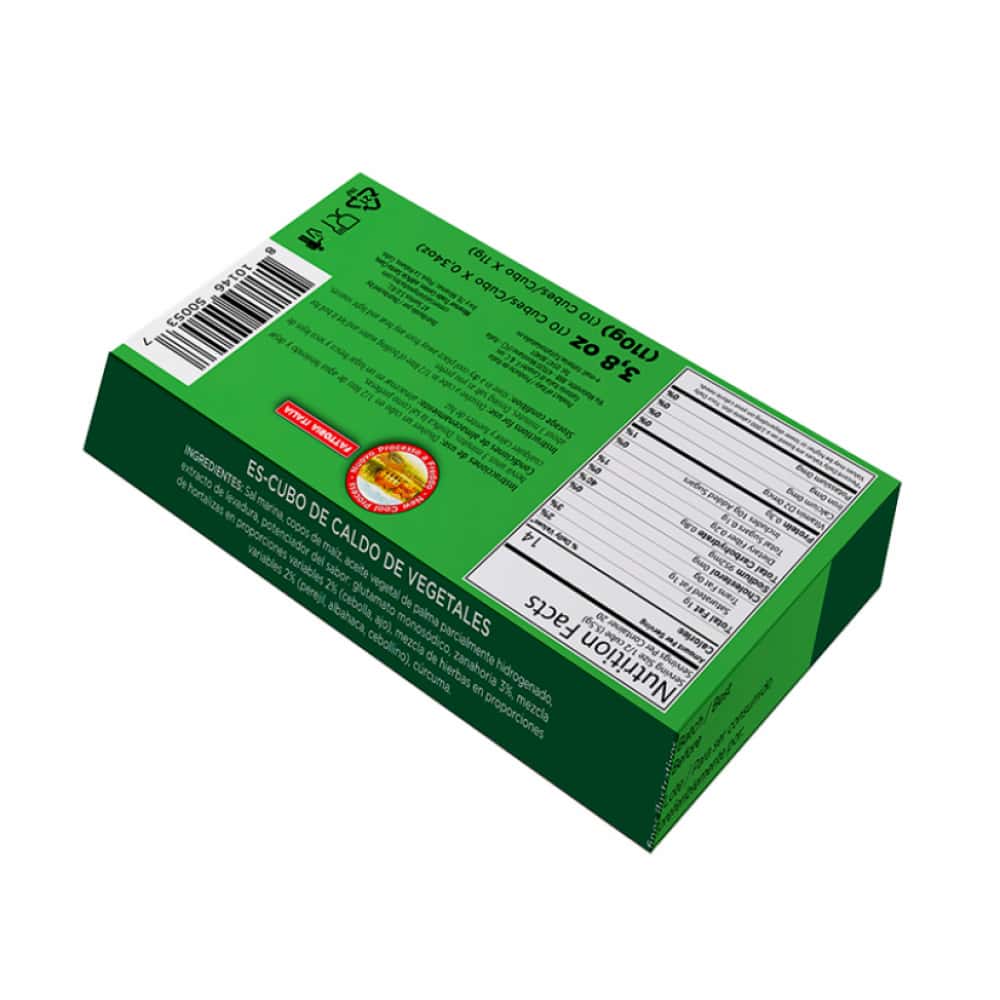 Caldo sabor vegetal YEYA (110 g / 3.8 oz) - Miniatura 3
