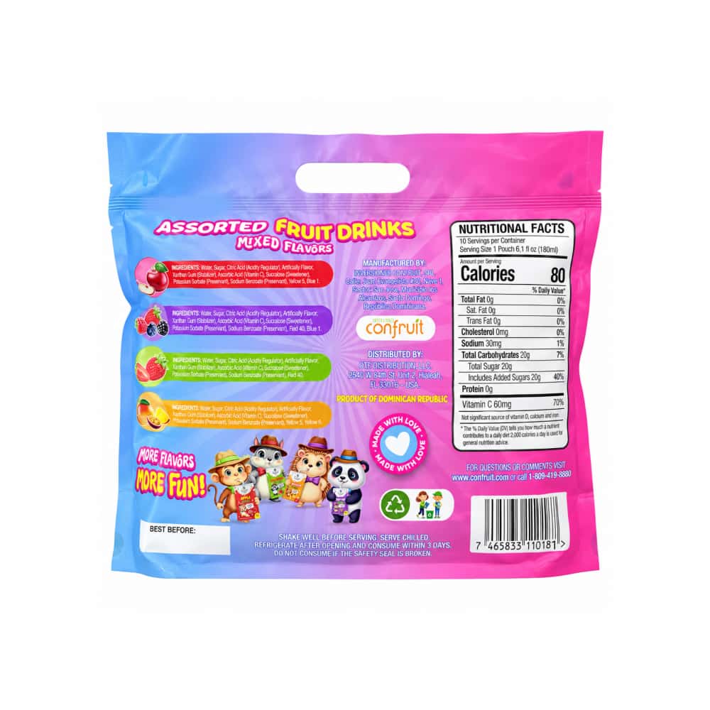 Bebidas de frutas surtidas Gayeyitas (10 x 180 ml / 6.1 oz) - Miniatura 2