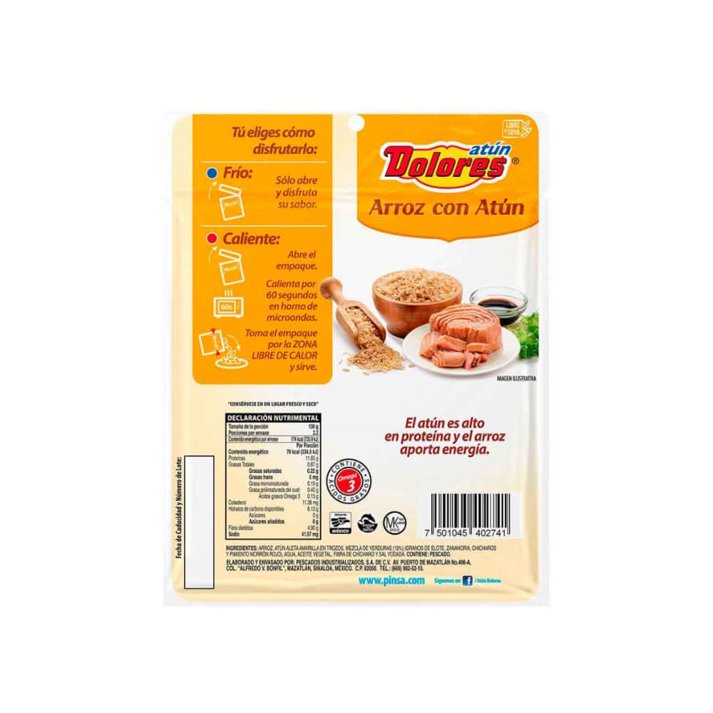 Arroz con atún Dolores (220 g / 7.76 oz) - Miniatura 3
