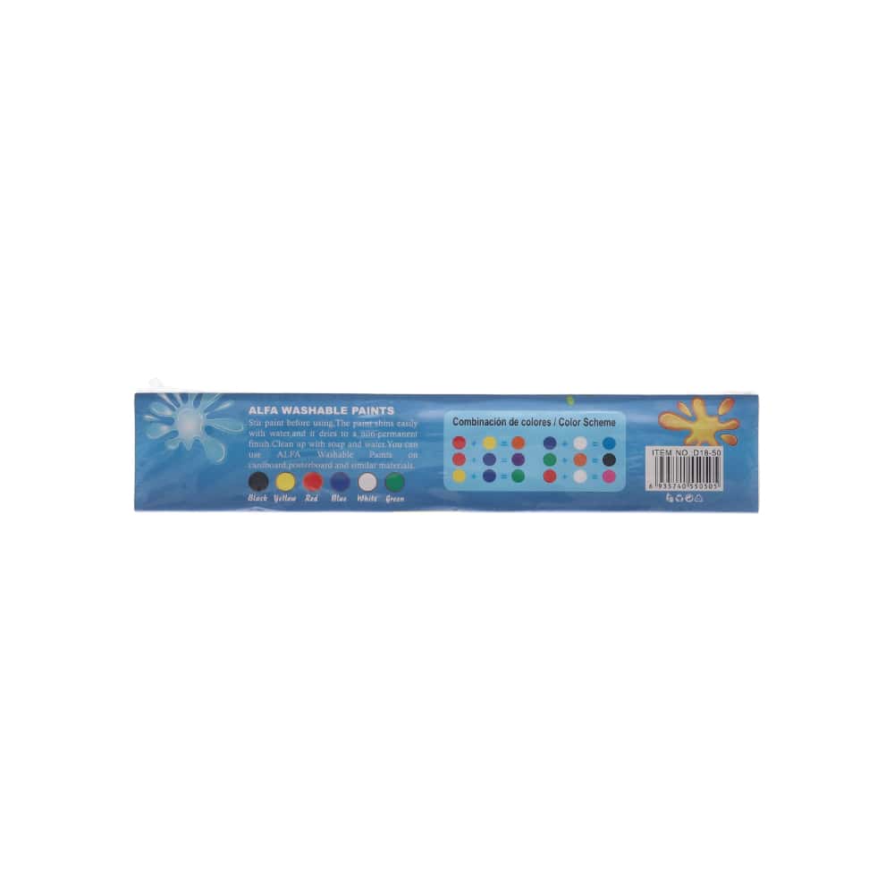 Tempera lavable ALFA (6 U) - Miniatura 3
