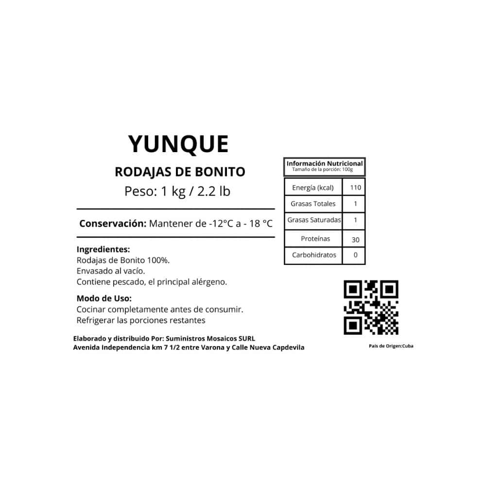 Rodajas de bonito Yunque (2 x 1 kg / 2.2 lb) - Miniatura 3