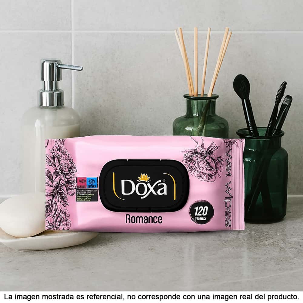 Toallitas húmedas Romance Doxa (120 U) - Miniatura 4