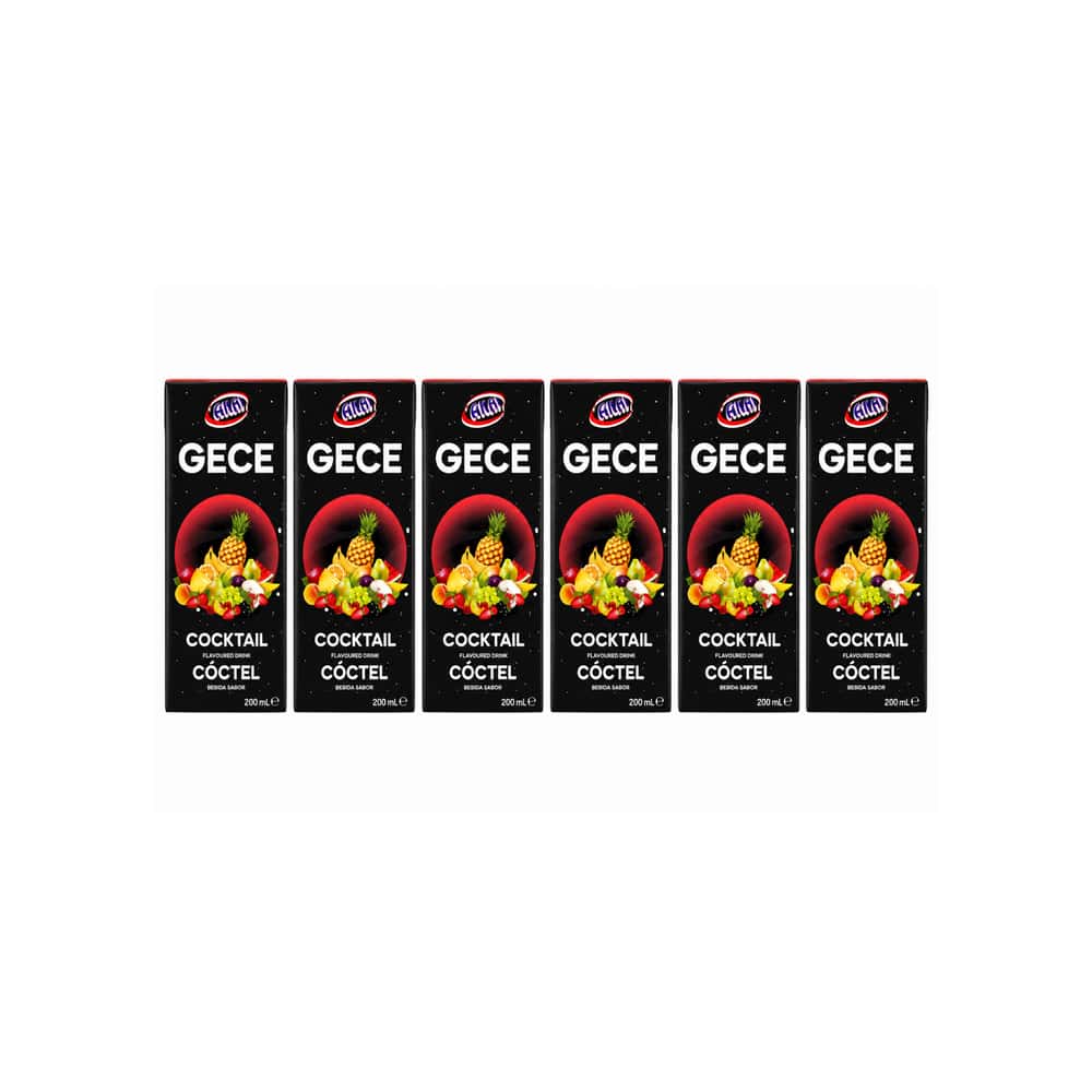 Bebida sabor cóctel Gece (6 x 200 ml) - Miniatura 1