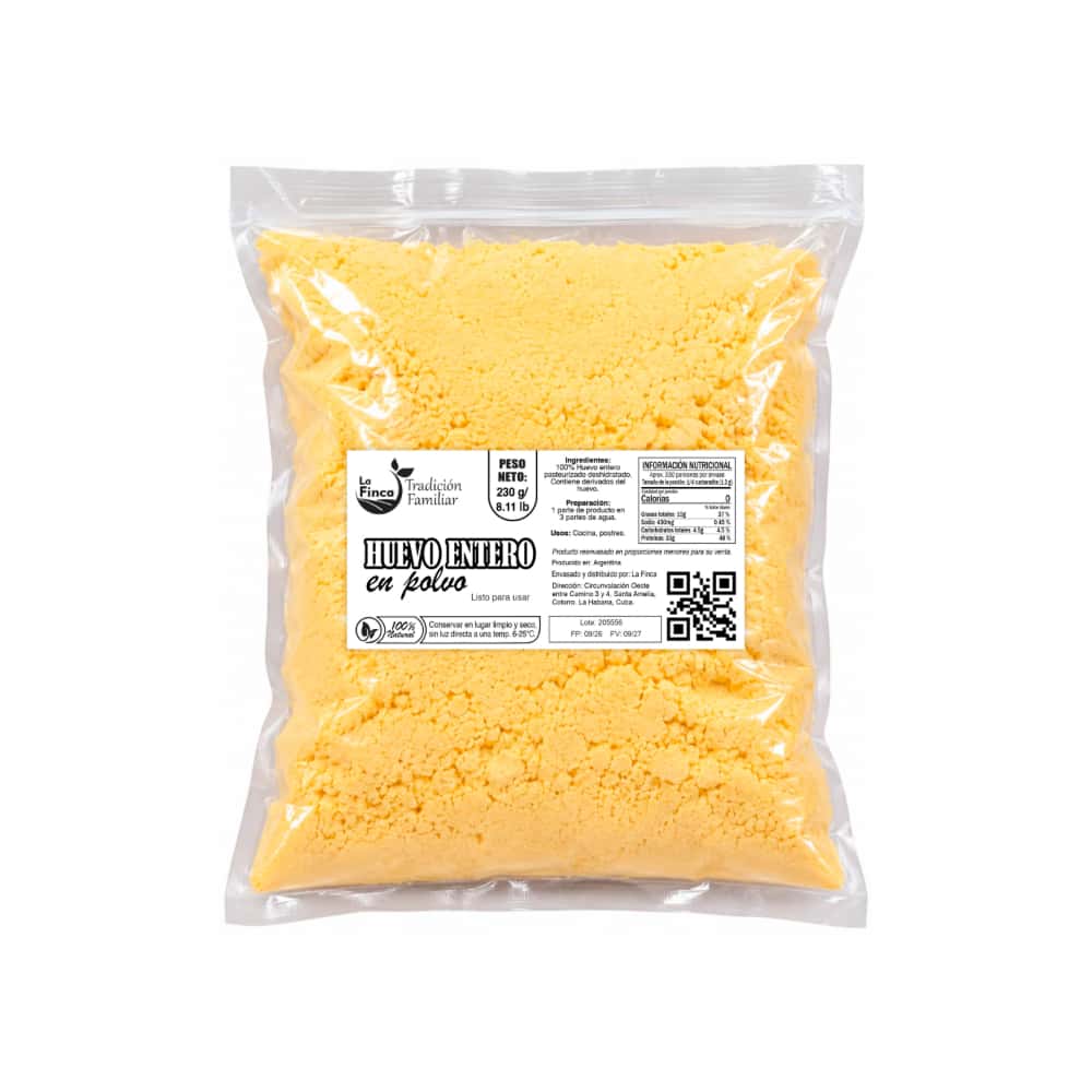 Huevo entero en polvo La Finca (230 g / 8.11 oz) - Miniatura 2