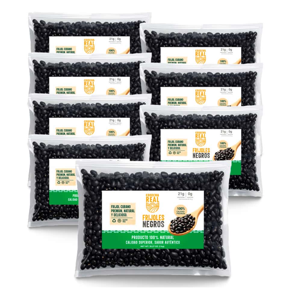 Frijoles negros Cosecha Real (8 x 1 kg / 2.2 lb) - Miniatura 1
