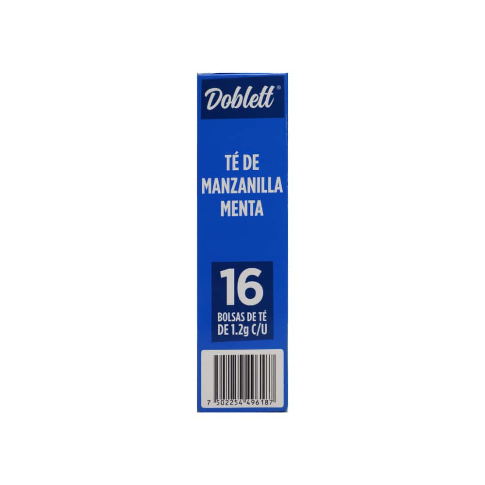 Té de manzanilla menta sin cafeína Doblett (19.2 g) - Miniatura 3