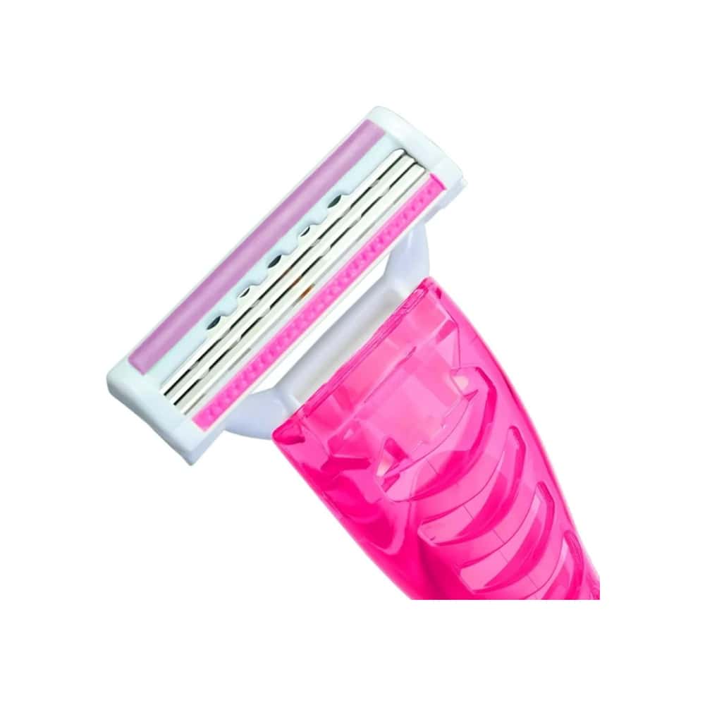 Maquinillas de afeitar desechables 3 hojas con aroma brisa tropical Equate (2 U) - Miniatura 4