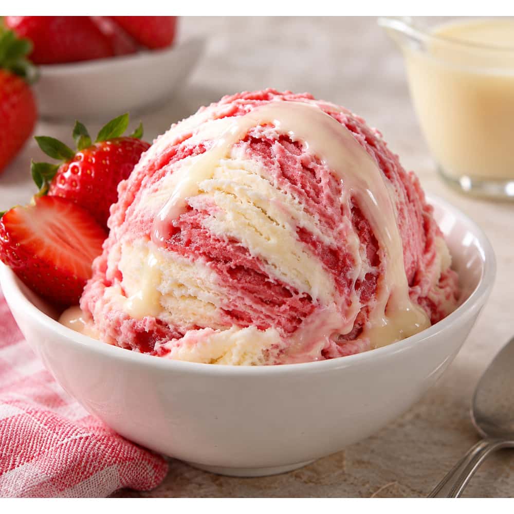 Helado doble crema sabor fresa y leche condensada Alask (4 L) - Miniatura 4