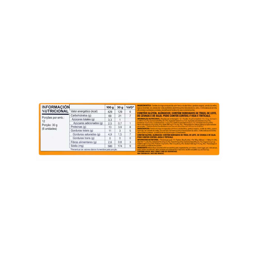 Galletas cream cracker Todeschini (20 x 360 g / 12.7 oz) - Miniatura 3