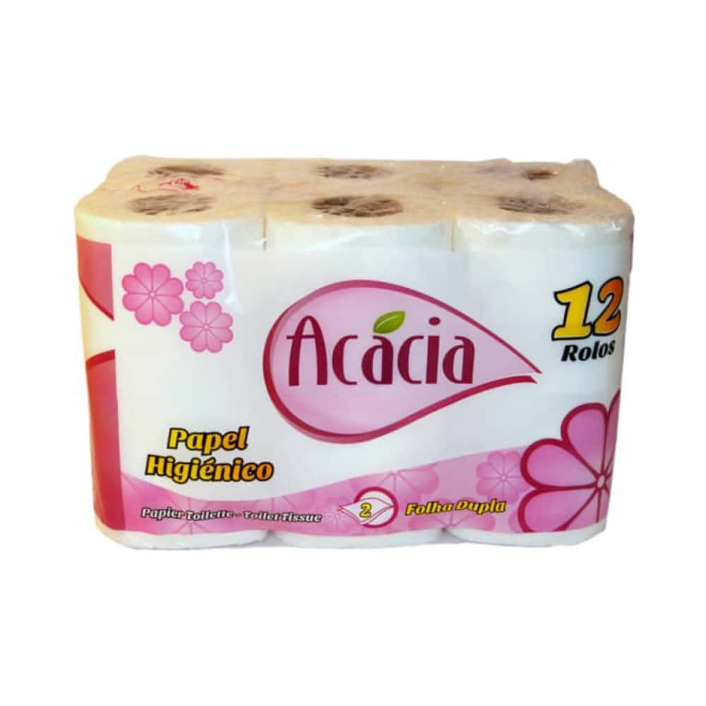 Papel sanitario doméstico doble hoja Acácia (12 U) - Miniatura 4