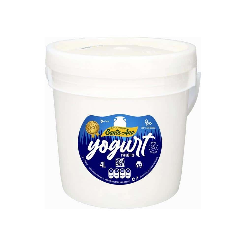Yogurt probiótico natural Santa Ana (4 L) - Miniatura 1