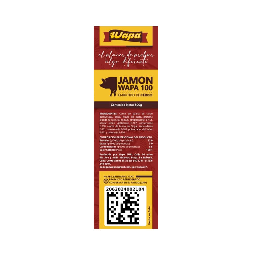 Jamón Wapa 100 lasqueado (500 g / 1.1 lb) - Miniatura 6