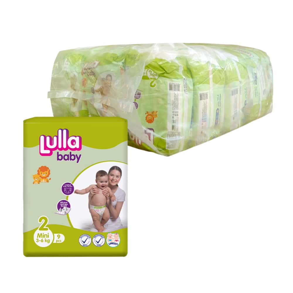 Pañales desechables - culeros - para bebé etapa 2 Mini Lulla Baby (20 x 9 U) - Miniatura 1