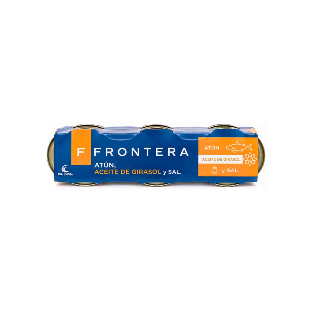 Atún en aceite de girasol y sal Frontera (3 x 80 g / ´2.82 oz) - Miniatura 1