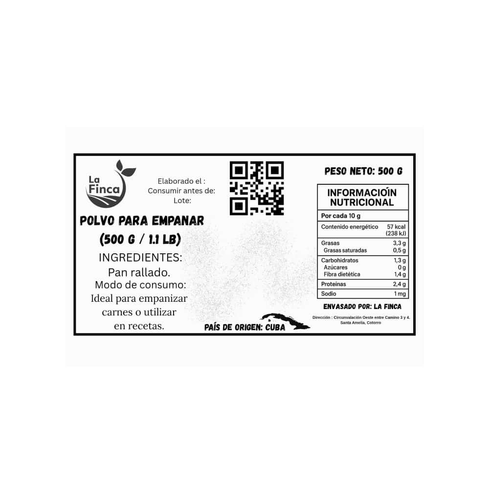Polvo para empanar La Finca (500 g / 1.1 lb) - Miniatura 3