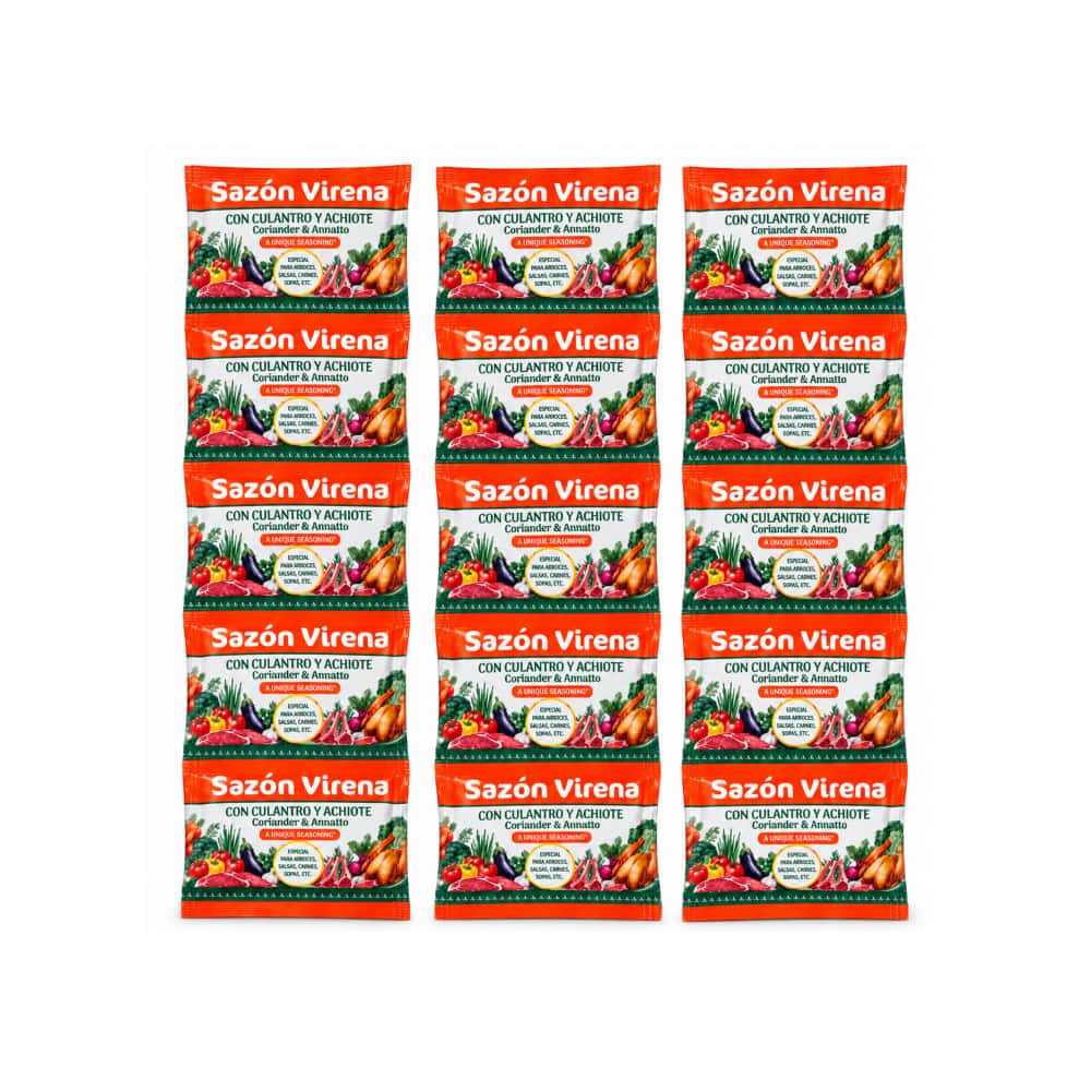 Sazón con cilantro y achiote Virena (3 x 25 g) - Miniatura 1