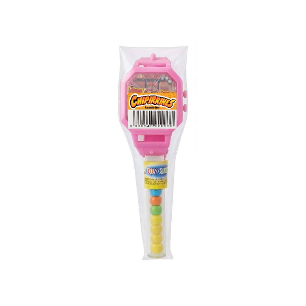 Reloj de juguete rosado con caramelos Chipirrines - Miniatura 3