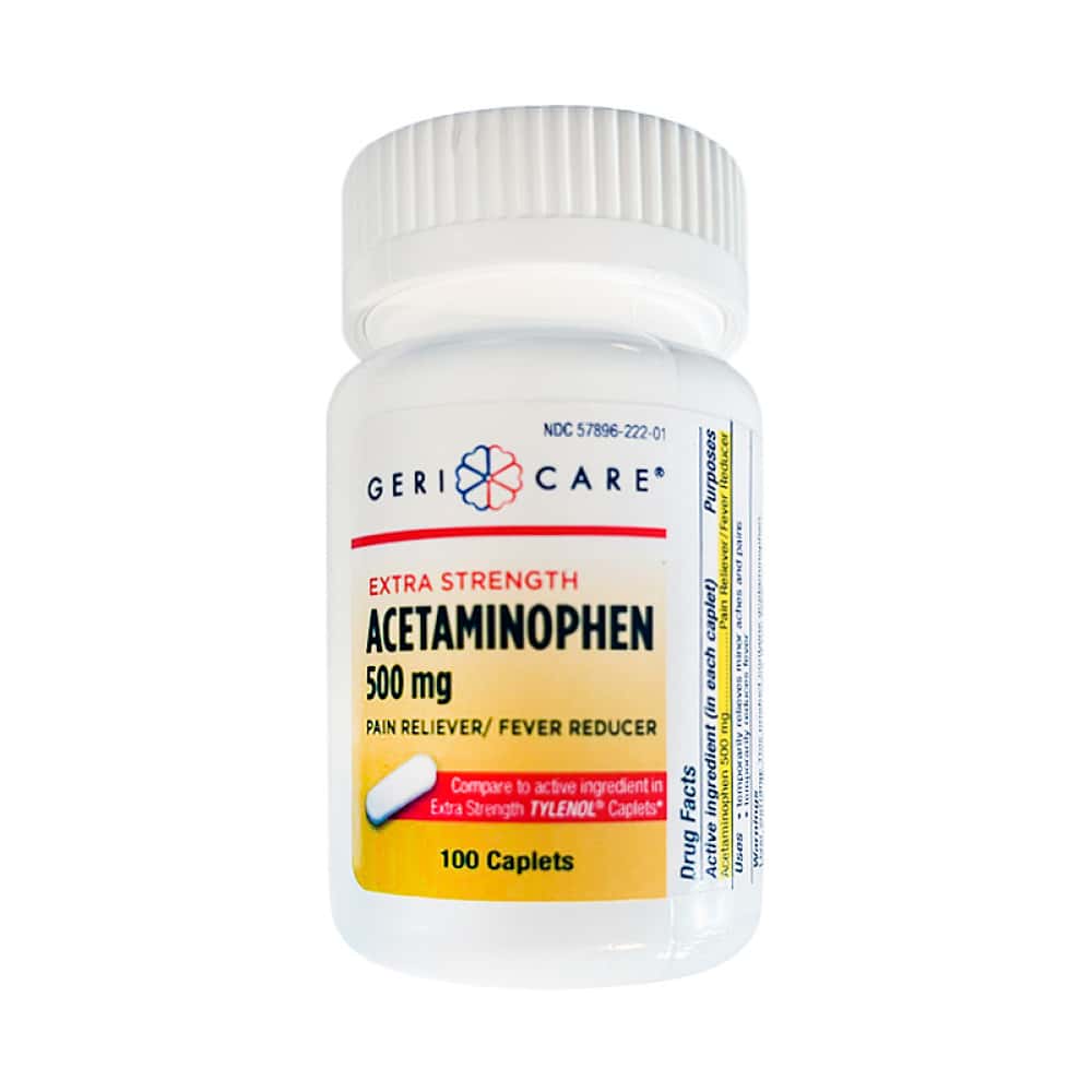 Acetaminofén 500 mg Gericare (100 cápsulas) - Miniatura 2