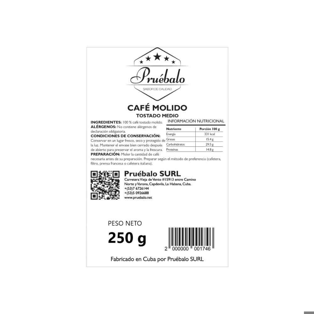 Café molido tostado medio Pruébalo (250 g / 8.81 oz) - Miniatura 3