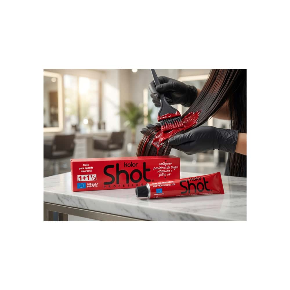 Tinte en crema rubio oscuro cenizo intenso Kolor Shot 6.11 (90 g / 3.17 oz) - Miniatura 5