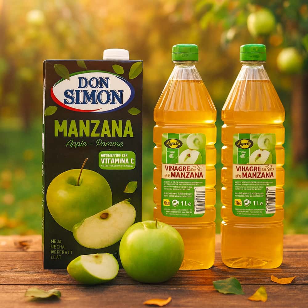 Zumo - jugo - de manzana enriquecido con vitamina C +  vinagre de sidra de manzana - Miniatura 2