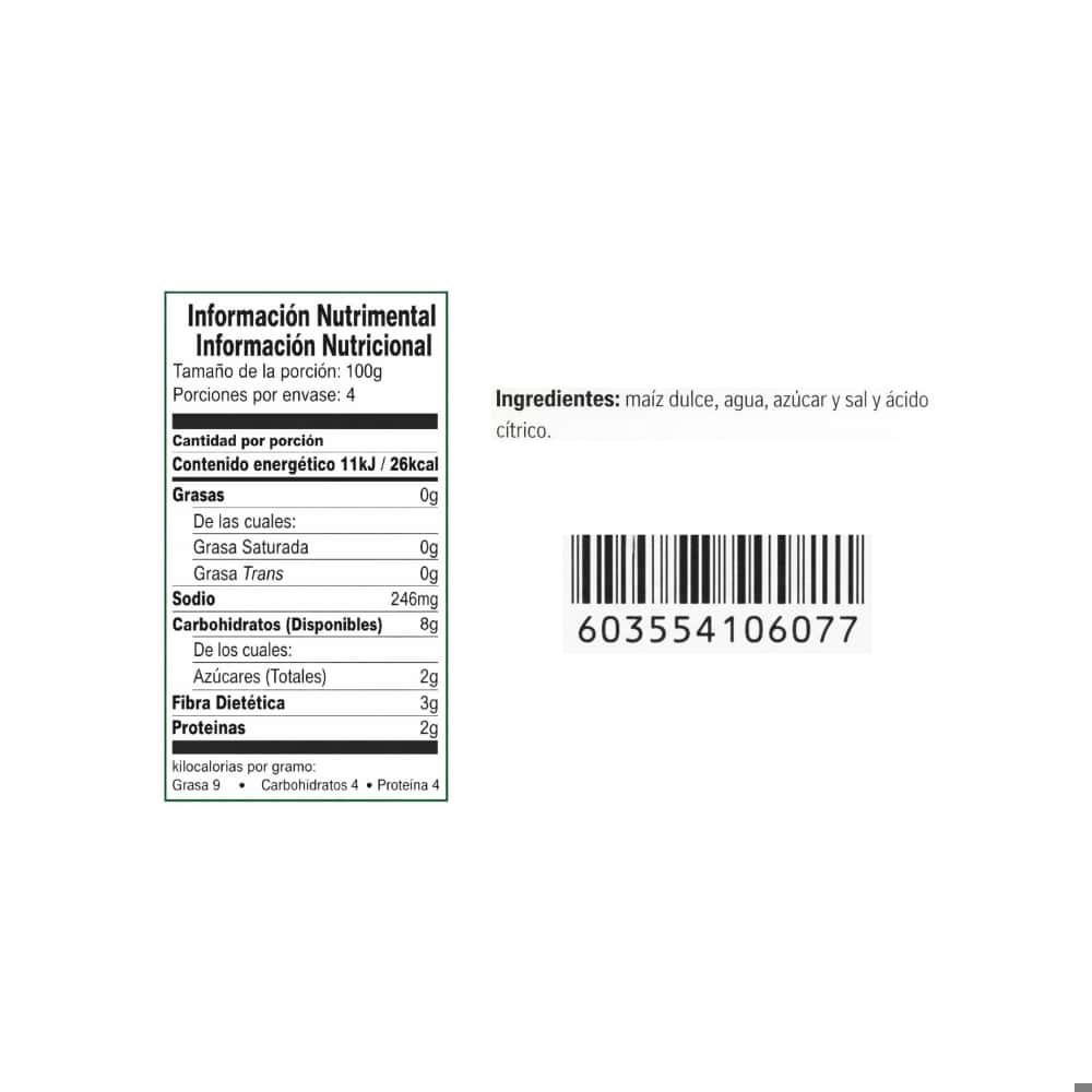 Maiz dulce en grano Don Carlos (425 g / 15 oz) - Miniatura 3