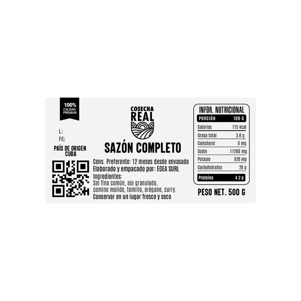 Sazón completo Cosecha Real (500 g / 1.1 lb) - Miniatura 3