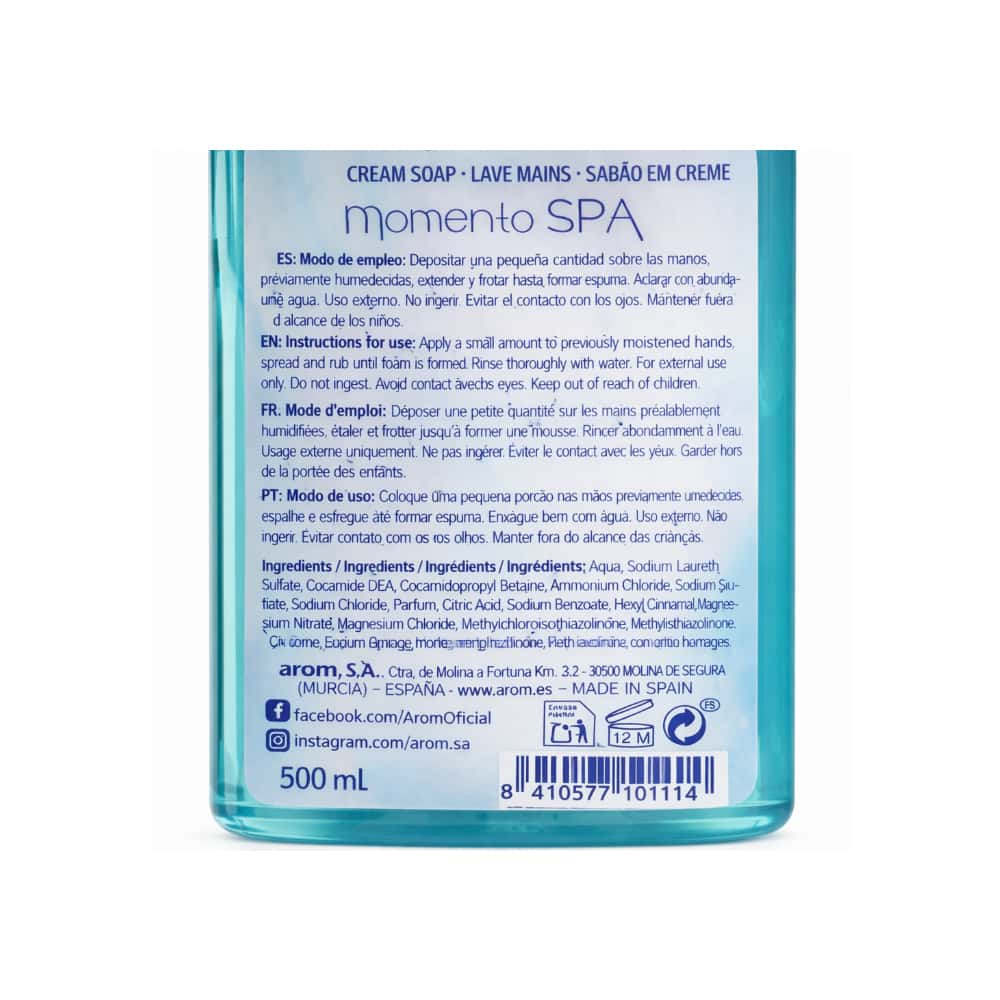 Jabón dosificador Momento Spa S'nonas (500 ml) - Miniatura 3