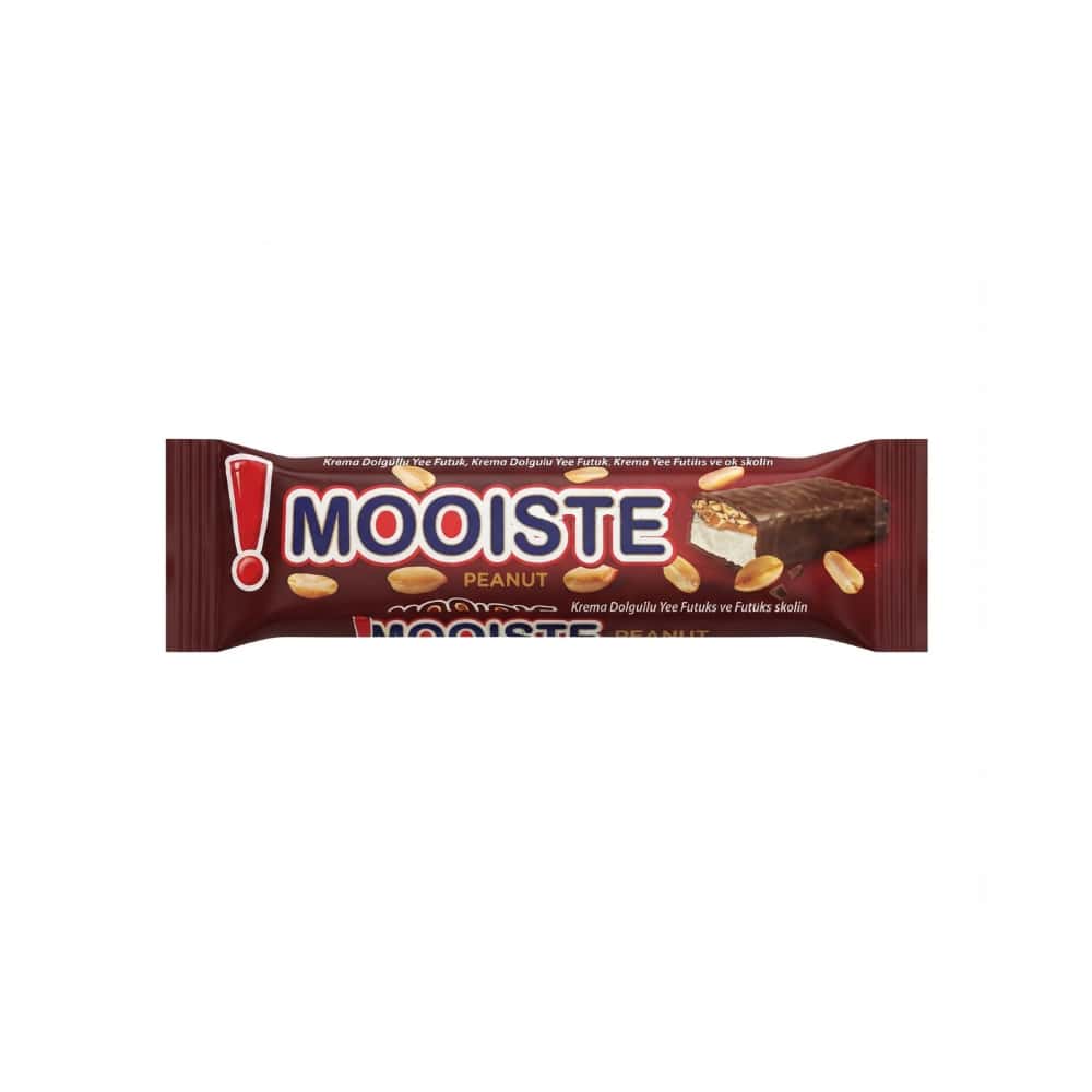 Barrita de chocolate rellena de caramelo y maní Mooiste Akai (60 g / 2.11 oz) - Miniatura 1